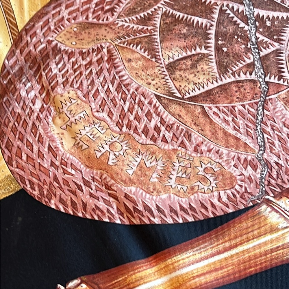 HERMES Hermes Paris Silk Scarf Jardin Creole 1994 Valerie Dawlat-Dumoulin w/Box - Picture 2 of 14